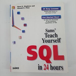 Sams Teach Yourself SQL in 24 Hours Tech Software Paperback Book